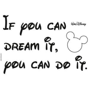 KOMAR Dekosticker »Disney You can do it«