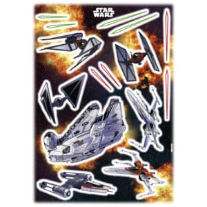 KOMAR Dekosticker »Star Wars Spaceship«