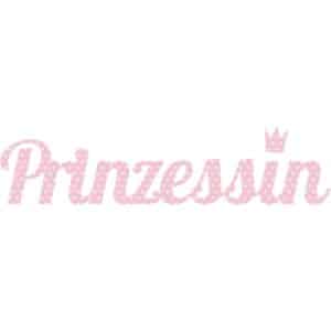 Wandtattoo Prinzessin 25 cm x 70 cm