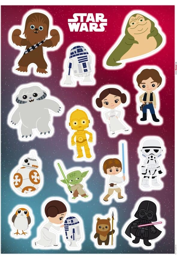 Wandtattoo Star Wars Little Heroes