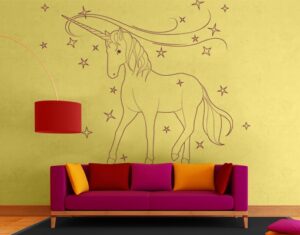 Wandtattoo Kinderzimmer Einhorn No.IS62 Einhorn