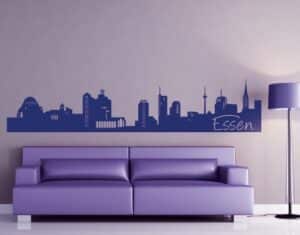 Wandtattoo Architektur & Skyline No.FB26 Essen Skyline I