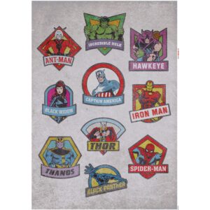Komar Deko-Sticker Avengers Badges 50 x 70 cm
