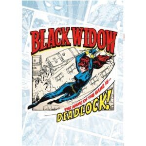 Komar Deko-Sticker Black Widow Classic 50 x 70 cm