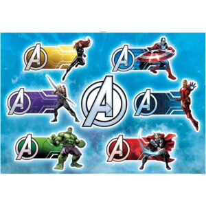 Komar Deko-Sticker Avengers Plates 100 x 70 cm