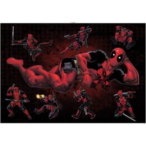 Komar Deko-Sticker Deadpool Posing 100 x 70 cm