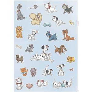 Komar Deko-Sticker Disney Cats & Dogs 50 x 70 cm