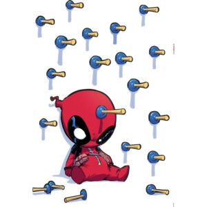 Komar Deko-Sticker Deadpool Shootout 50 x 70 cm gerollt