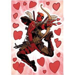 Komar Deko-Sticker Deadpool Lovepool 50 x 70 cm