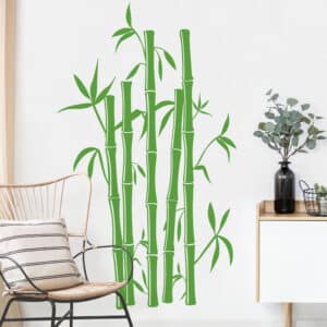 Wandtattoo Badezimmer Bambus