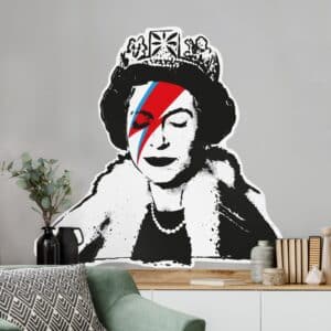 Wandtattoo Queen Lizzie Stardust - Brandalised ft. Graffiti by Banksy
