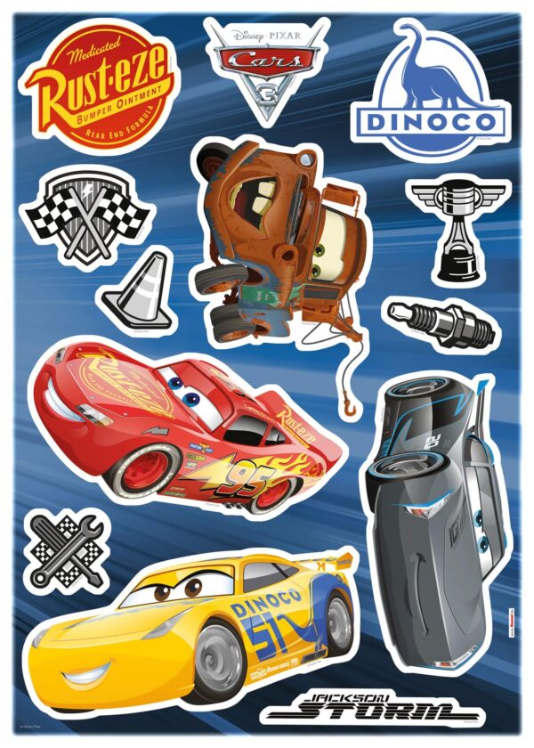 Wandtattoo Kinderzimmer Disney - Cars 3