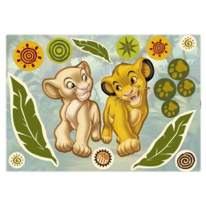 Wandtattoo Kinderzimmer Disney - Der König der Löwen - Simba und Nala