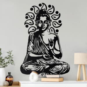 Wandtattoo Badezimmer Detailreicher Buddha