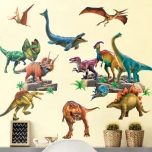 Wandtattoo 22-teilig Dinosaurier Mega Set