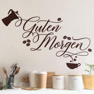 Wandtattoo Küchenspruch Einen Guten Morgen