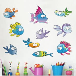 Wandtattoo Kinderzimmer Fischis