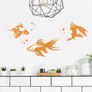 Wandtattoo Badezimmer Goldfische