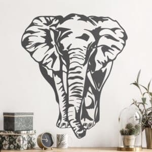 Wandtattoo Tiere Grosser Elefant