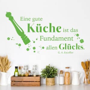 Wandtattoo Küchenspruch Gute Küche