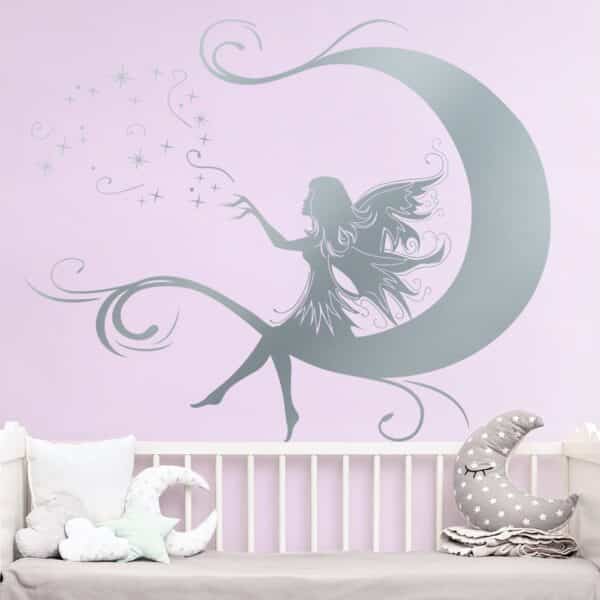 Wandtattoo Mondfee