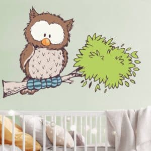 Wandtattoo NICI - Oscar Owl - auf Ast