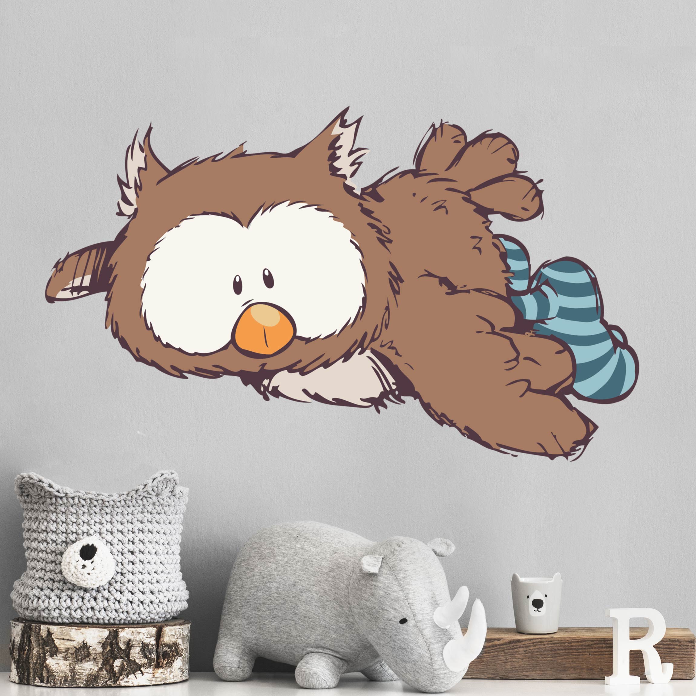 Wandtattoo NICI - Oscar Owl - fliegt