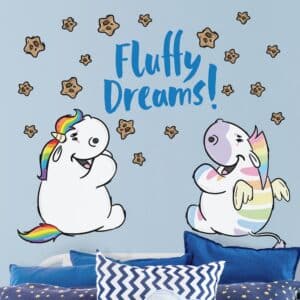 Wandtattoo Pummeleinhorn - Fluffy Dreams Sternkekse