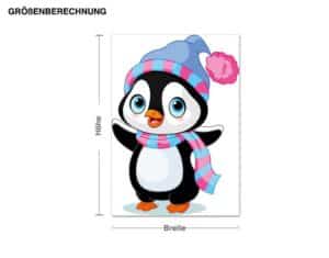 Wandtattoo Kinderzimmer Baby Pinguine