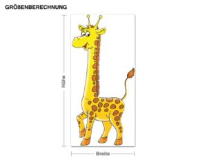 Wandtattoo Kinderzimmer Giraffe