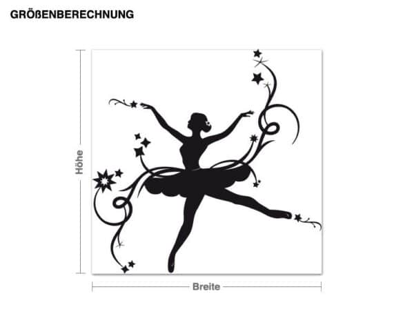 Wandtattoo Ballett