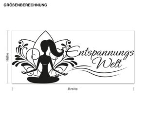 Wandtattoo Badezimmer Entspannungswelt