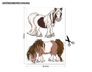 Wandtattoo Kinderzimmer NICI - Horse Club Junior Pferde