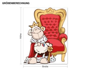 Wandtattoo Kinderzimmer NICI - Jolly King