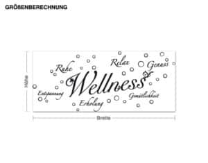 Wandtattoo Badezimmer Wellness Bläschen