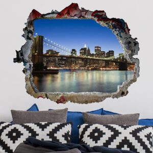 3D Wandtattoo Brooklyn Brücke in New York