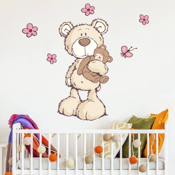 Wandtattoo Kinderzimmer NICI - Classic Bears - Kuschelzeit