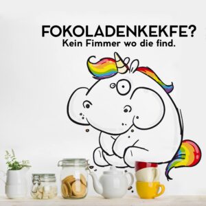 Wandtattoo Kinderzimmer Pummeleinhorn - Fokoladenkekfe?