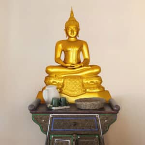 Wandtattoo Spirituell Zen Buddha Gold